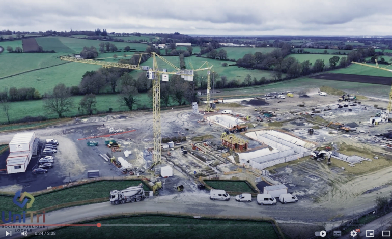 Une vue aérienne par drone pour un suivi de chantier